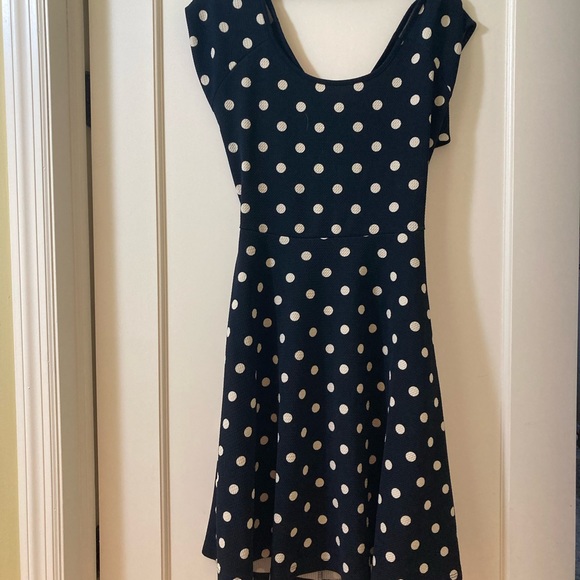 Gilli Polka Dot Fit & Flare Dress - Picture 4 of 6